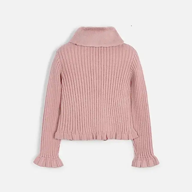 Mayoral Kışlık Kız Örme Hırka Ceket Pembe