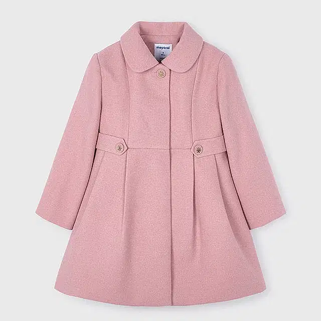 Mayoral Kışlık Kız Kumaş Palto Pembe