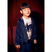 Mayoral Kışlık Kız Kapşonlu Ceket T-shirt Eşofman Üçlü Set Lacivert