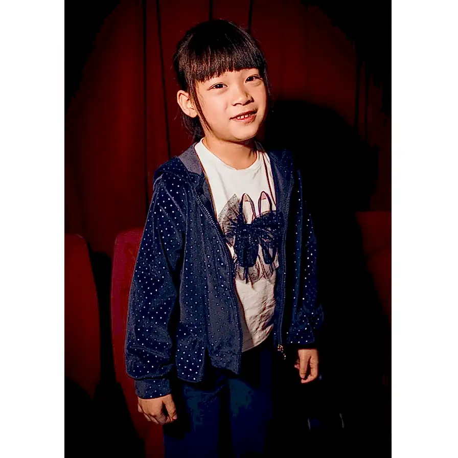 Mayoral Kışlık Kız Kapşonlu Ceket T-shirt Eşofman Üçlü Set Lacivert