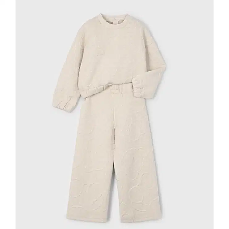 Mayoral Kışlık Kız Sweatshirt Eşofman Set Bej