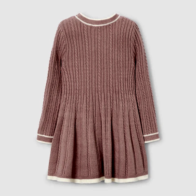 Mayoral Kışlık Kız Örme Elbise Pembe