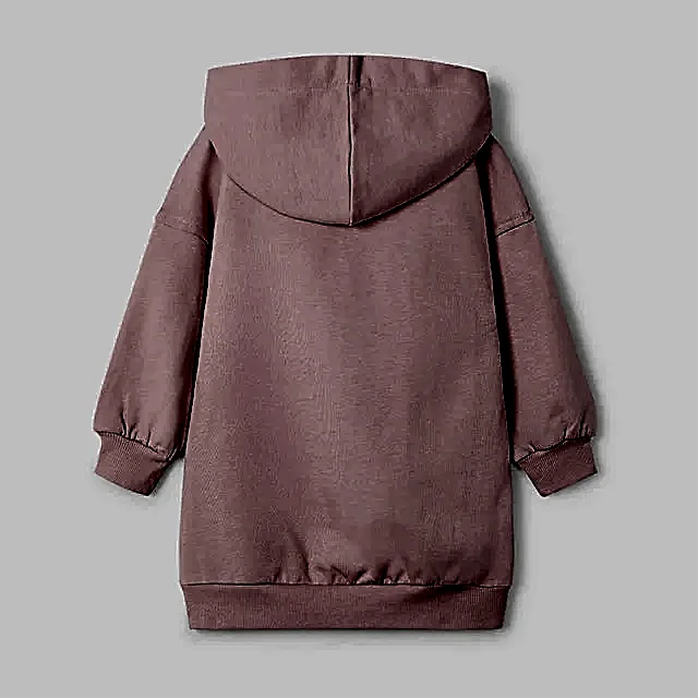 Mayoral Kışlık Kız Kapşonlu Elbise Pembe