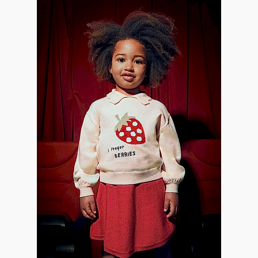 Mayoral Kışlık Kız Örme Bluz Etek Set Kırmızı