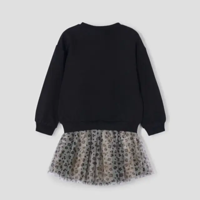 Mayoral Kışlık Kız Bluz Etek Set Siyah