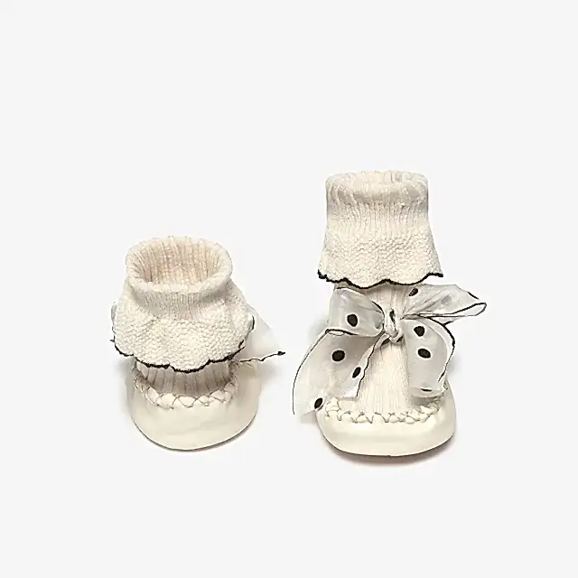 Mayoral Kışlık Kız Bebek Örme Bot Patik Ekru