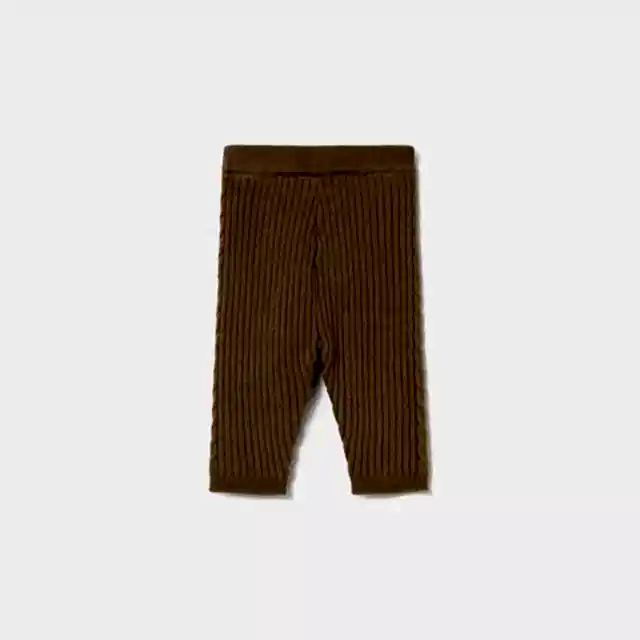 Mayoral Kışlık Kız Bebek Örme Tayt Pantolon Bej