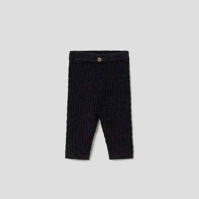 Mayoral Kışlık Kız Bebek Örme Tayt Pantolon Siyah