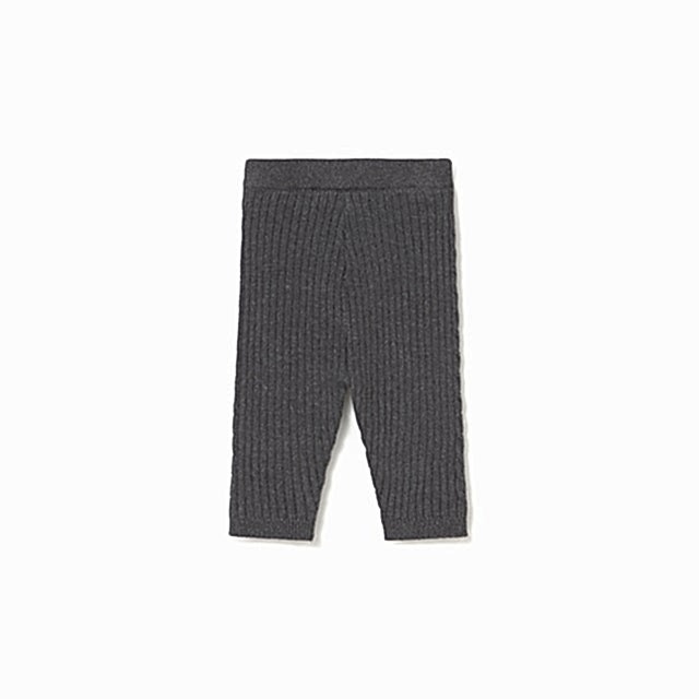 Mayoral Kışlık Kız Bebek Örme Tayt Pantolon Siyah