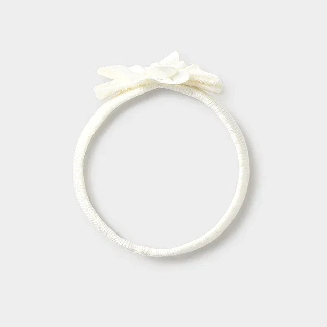 Mayoral Kışlık Kız Bebek Saç Bandı Ekru