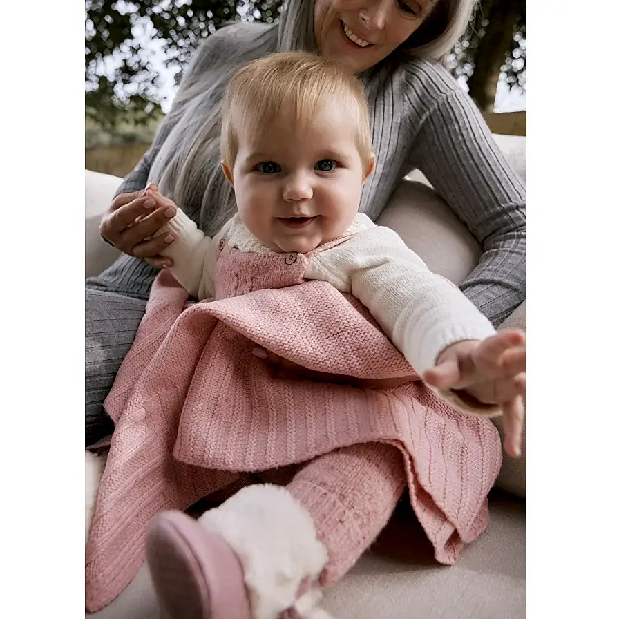 Mayoral Kışlık Bebek Triko Battaniye Pembe