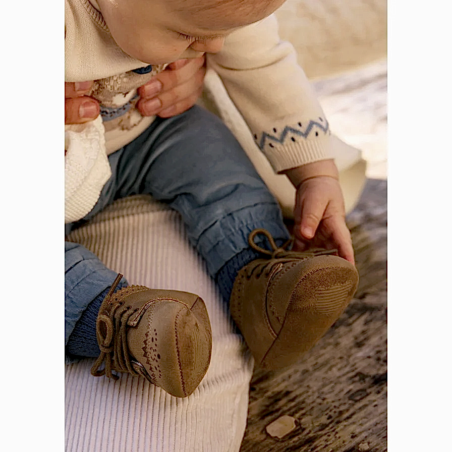 Mayoral Kışlık Erkek Bebek Patik Kahverengi