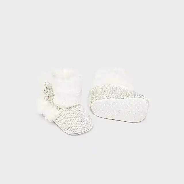 Mayoral Kışlık Kız Bebek Bot Patik Bej