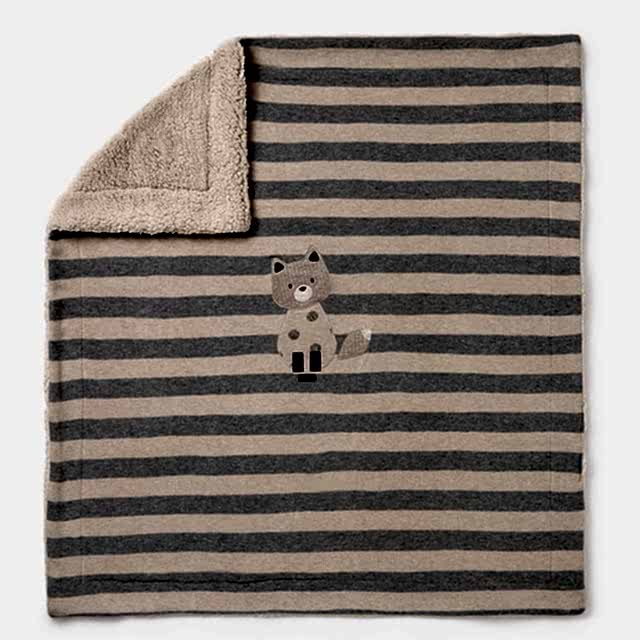 Mayoral Kışlık Bebek Kürklü Battaniye Bej