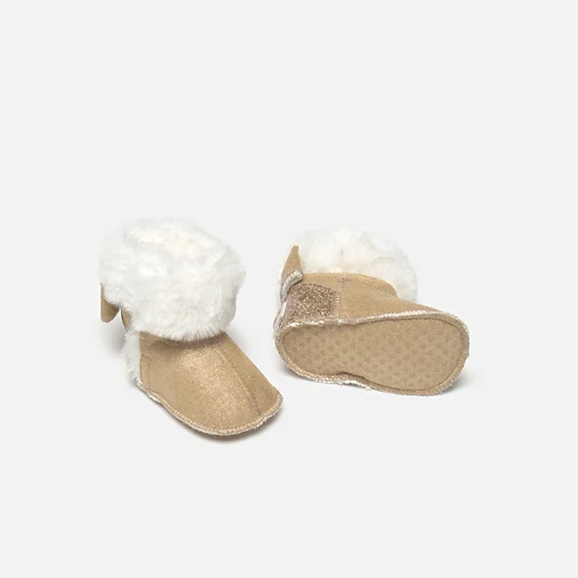 Mayoral Kışlık Kız Bebek Bot Patik Kahverengi