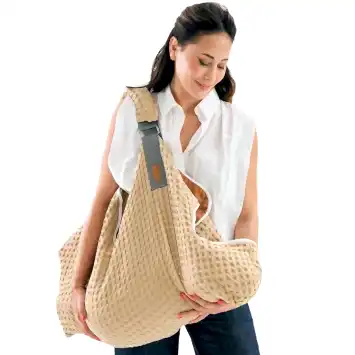 Miniboni Mininest Bebek Taşıma Çantası Taba