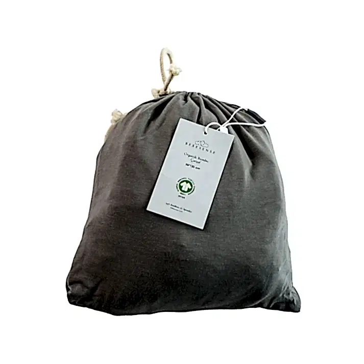 Bebesense Bambu Lastikli Çarşaf 60x120 cm Gri