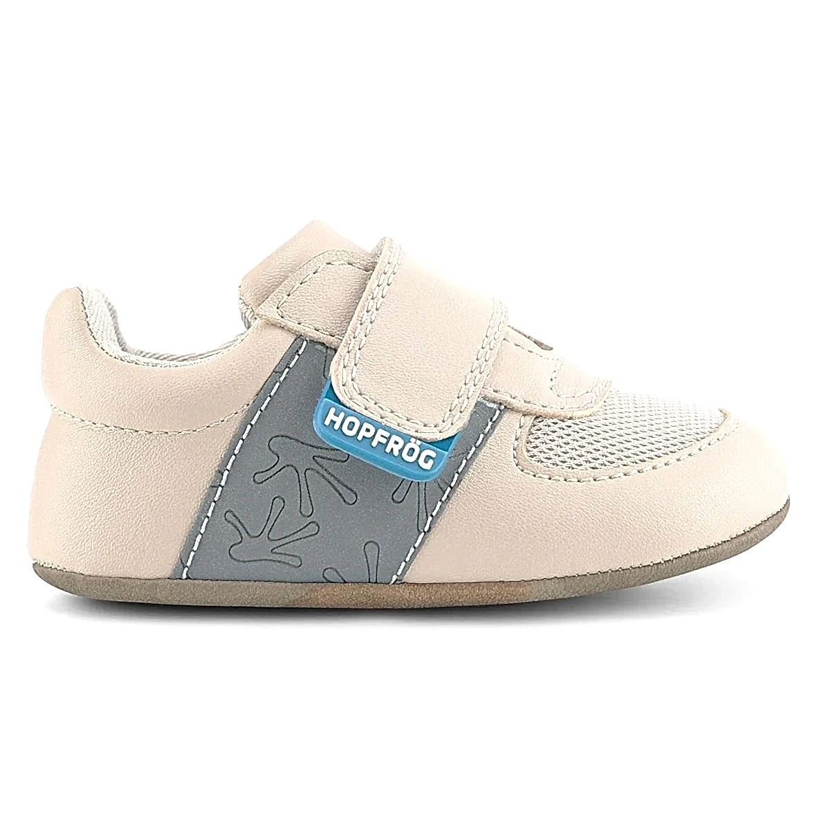 Hopfrög Smart Walker First Prime Havalı Barefoot Bebek Patik Ayakkabı BEJ