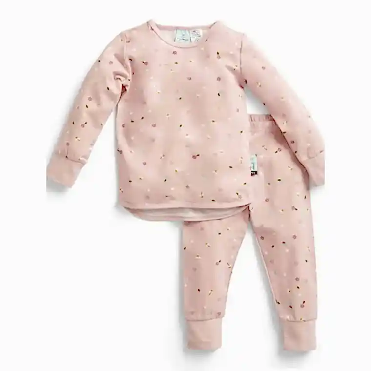 ErgoPouch Organik Pamuklu Uzun Pijama Takımı 1.0 Tog - Daisies Pembe