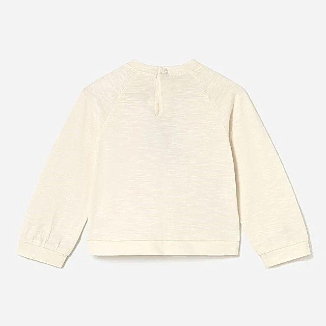 Mayoral Kışlık Kız Bebek Uzun Kol Sweatshirt Bej