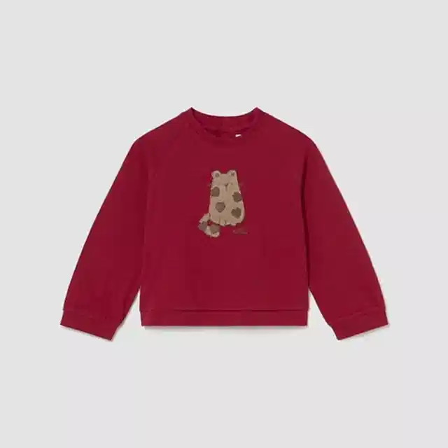 Mayoral Kışlık Kız Bebek Uzun Kol Sweatshirt Kırmızı