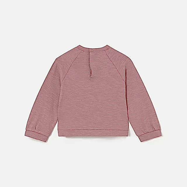 Mayoral Kışlık Kız Bebek Uzun Kol Sweatshirt Pembe