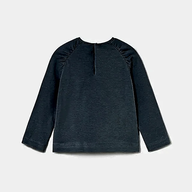 Mayoral Kışlık Kız Bebek Uzun Kol T-shirt Mavi