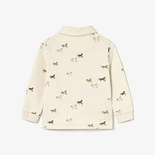 Mayoral Kışlık Erkek Bebek Polo Uzun Kol T-shirt Bej