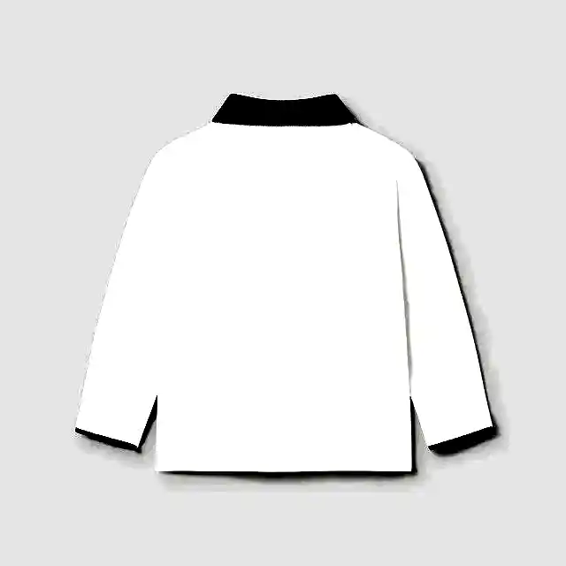 Mayoral Kışlık Erkek Bebek Polo Uzun Kol T-shirt Ekru