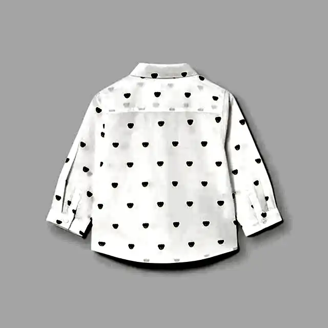 Mayoral Kışlık Erkek Bebek Uzun Kol Gömlek Ekru