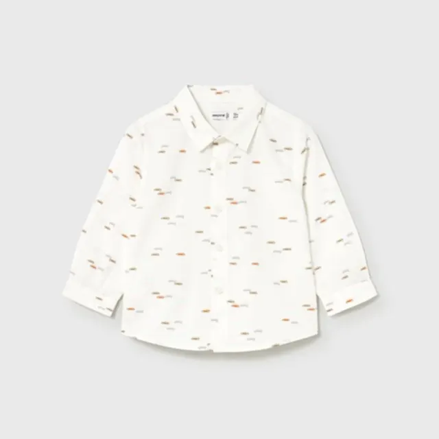 Mayoral Kışlık Erkek Bebek Uzun Kol Gömlek Ekru
