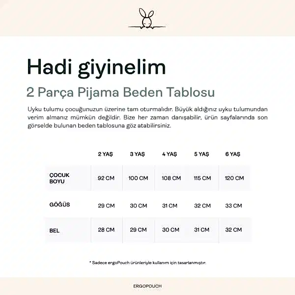 ErgoPouch Organik Pamuklu Kundak 2.5 Tog - Forest Friends Kahverengi