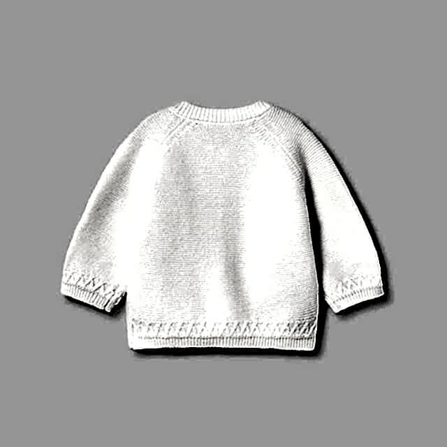 Mayoral Kışlık Erkek Bebek Örme Ceket Ekru