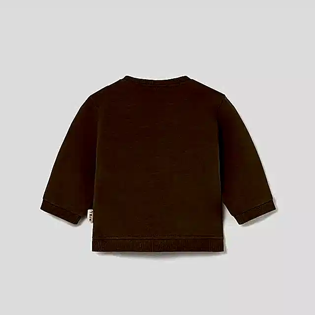 Mayoral Kışlık Erkek Bebek Sweatshirt Kahverengi