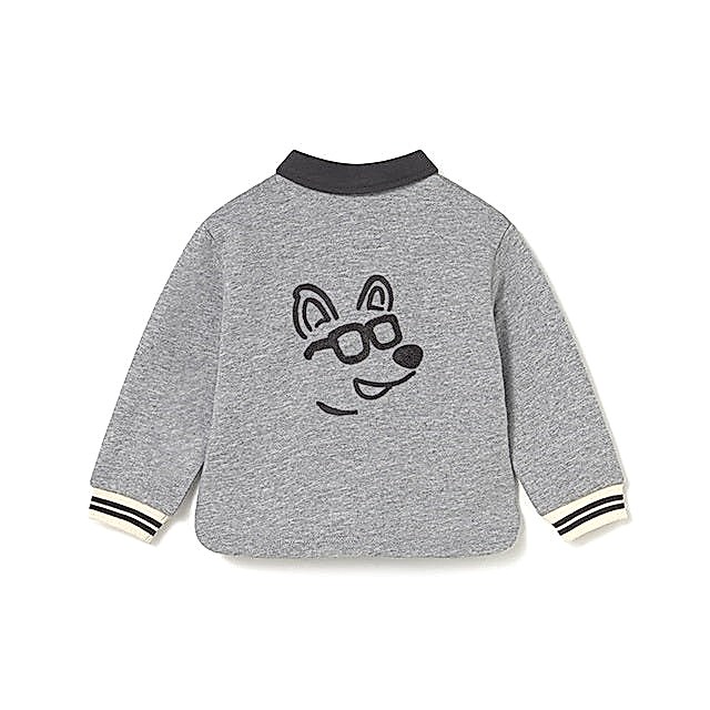 Mayoral Kışlık Erkek Bebek Polo Yaka Sweatshirt Gri