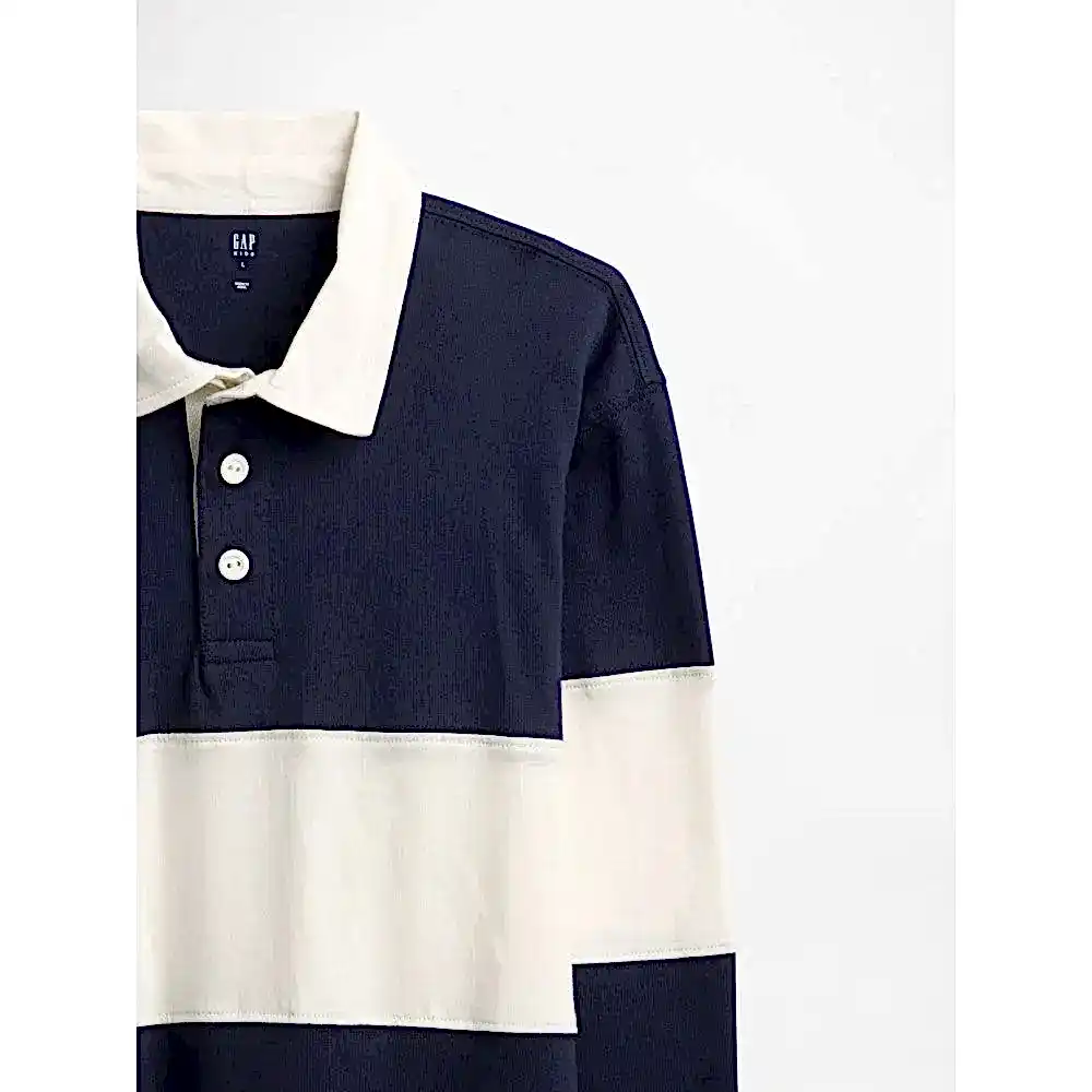 GAP Erkek Çocuk Polo Yaka T-shirt Lacivert