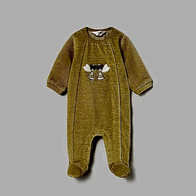 Mayoral Kışlık Kız Bebek Kadife Tulum Sarı