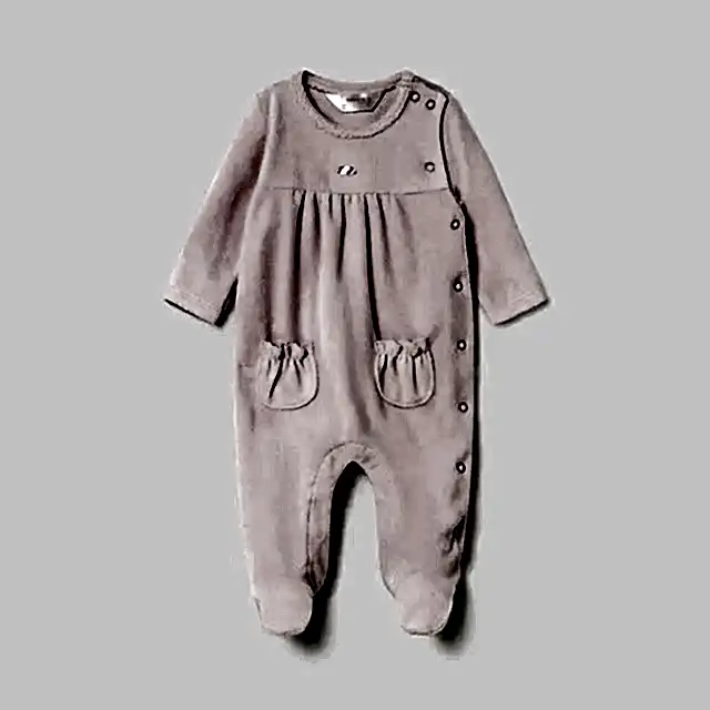 Mayoral Kışlık Kız Bebek Kadife Tulum İkili Set Pembe