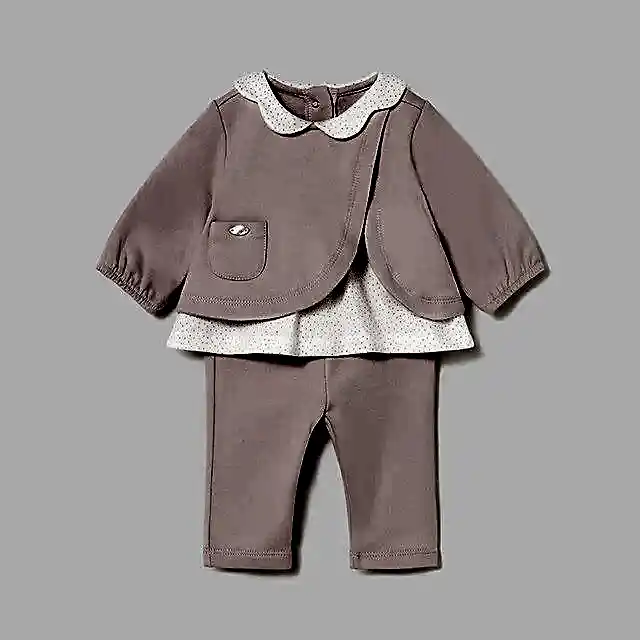 Mayoral Kışlık Kız Bebek Sweatshirt Eşofman İkili Set Pembe