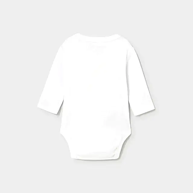 Mayoral Kışlık Bebek Uzun Kol Body Beyaz