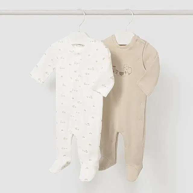 Mayoral Kışlık Erkek Bebek Tulum İkili Set Bej