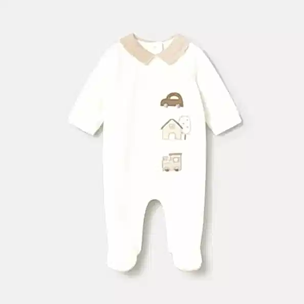 Mayoral Kışlık Erkek Bebek Tulum Ekru