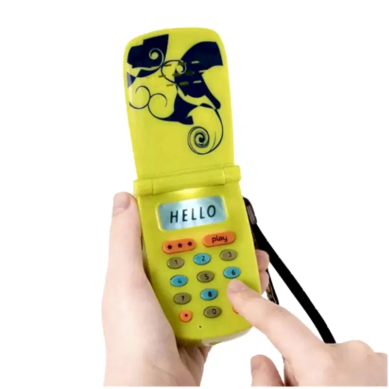 B Toys Hellophone Ses Kayıtlı, Müzikli Telefon - Yeşil