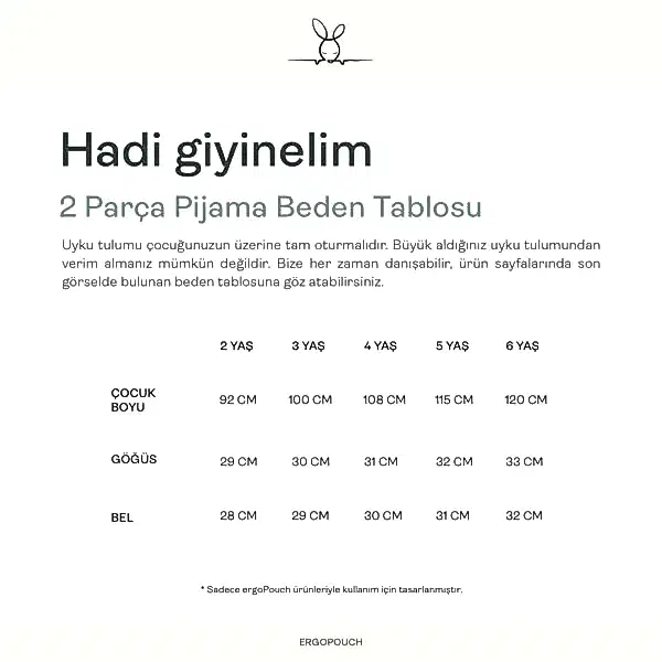 ErgoPouch Organik Pamuklu Uzun Pijama Takımı 1.0 Tog - Elephant Parade Pembe