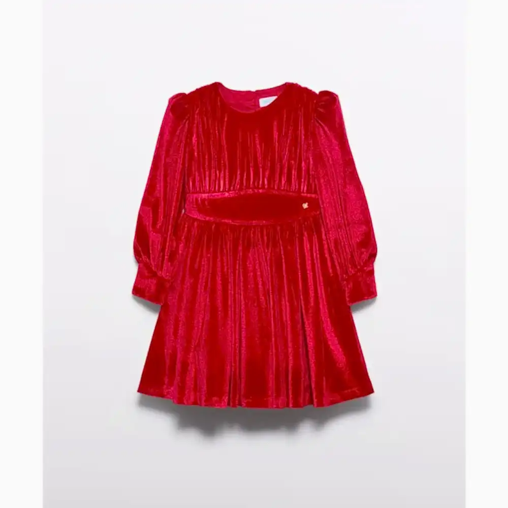 Abel & Lula Kışlık Kız Elbise Kırmızı
