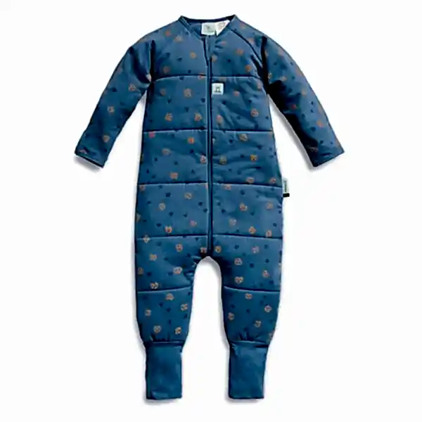 ErgoPouch Organik Pamuklu Uyku Tulumu 2.5 Tog - Petite Pretzel Mavi