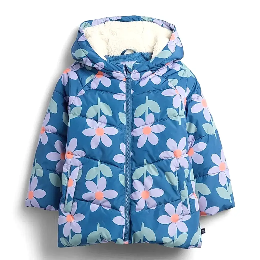 GAP Kız Bebek Anorak Mont Mavi