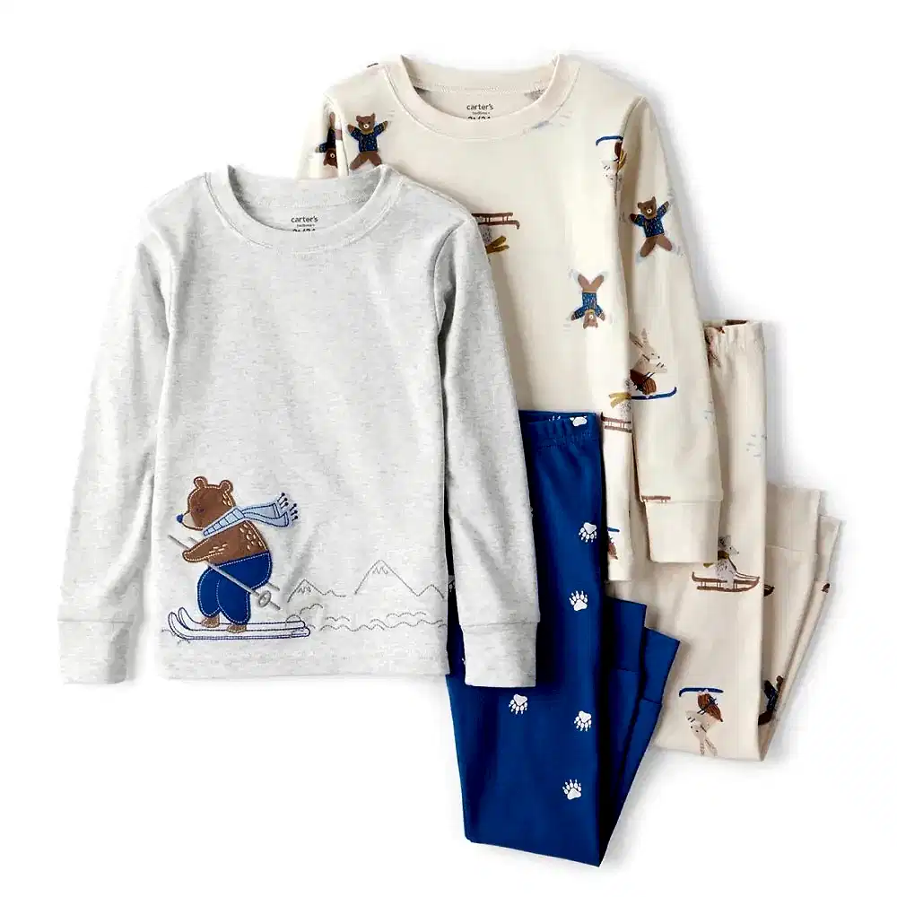 Carter's Erkek Çocuk Pijama Seti Ekru