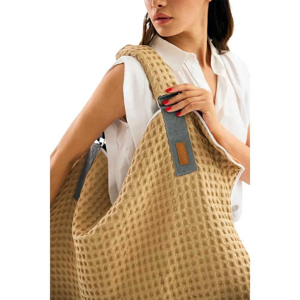 Miniboni Mininest Bebek Taşıma Çantası Taba