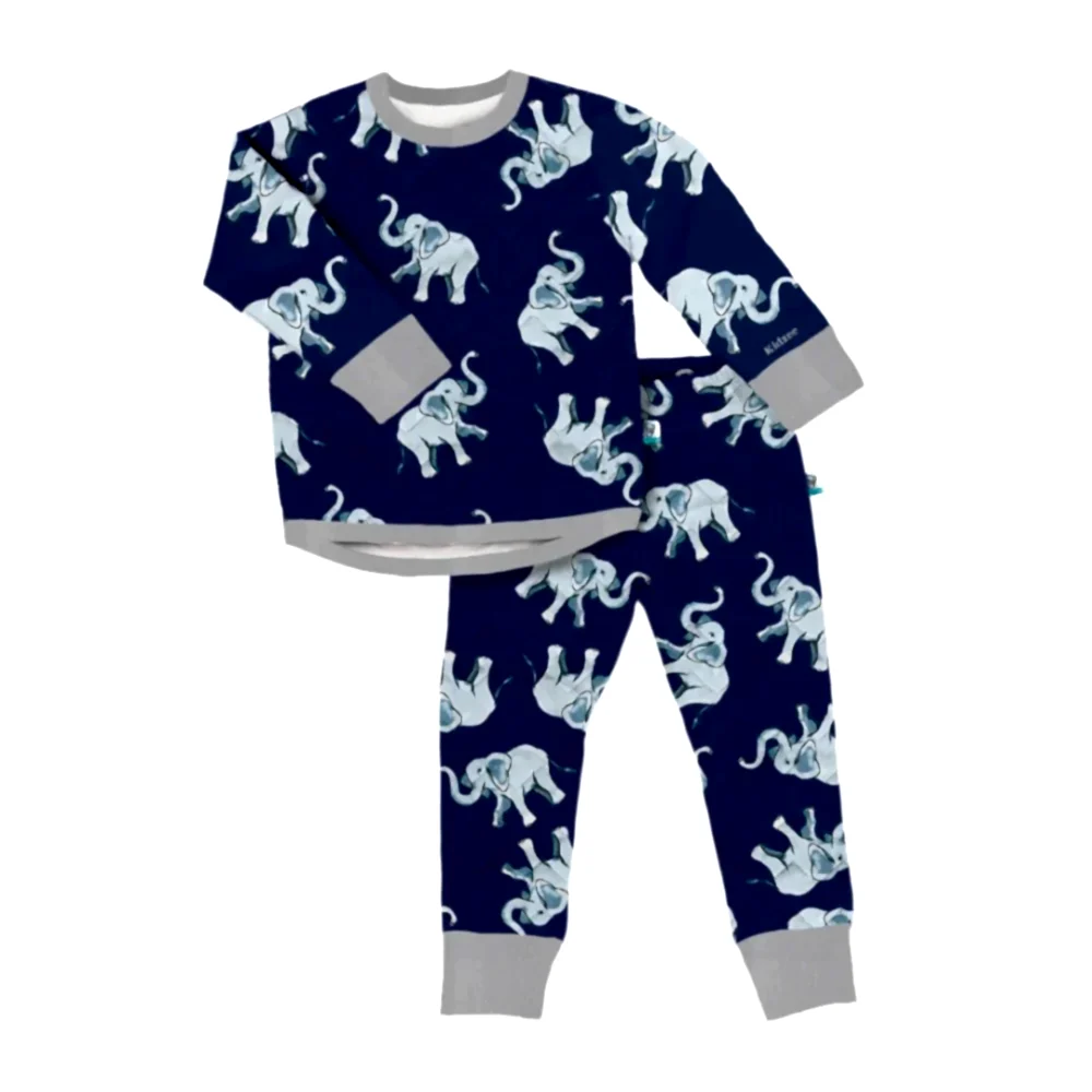 Kidzee Elephant Zee Pijama Takımı 1.5 Tog Lacivert